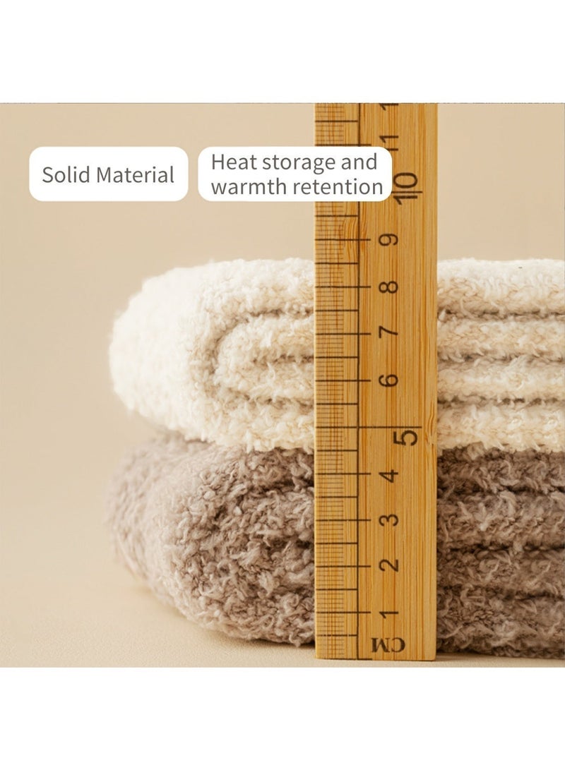 Deyvi Warm & Cozy Ultra-Luxe Cloud Sock for Women & Men - Super Soft Luxurious Fabric Sleep Socks - Image 3